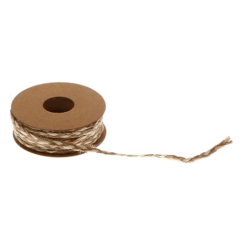 UTHCLO 1 Rolle Schleife seidenband bändchen libelle haarspange ribbons rüschenband Juteband Kette Quasten basteln Bausatz wickeln DIY handgemachtes Band Gürtel aus Hanfband Hanfseil Beige UTHCLO 1 Rolle Schleife seidenband bändchen libelle haarspange ribbons rüschenband Juteband Kette Quasten basteln Bausatz wickeln DIY handgemachtes Band Gürtel aus Hanfband Hanfseil Beige von UTHCLO