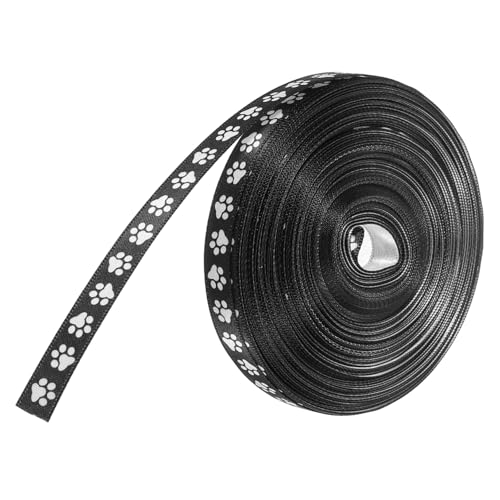 UTHCLO 1 Rolle Weißes Band Mit Pfotenabdruck Hundepfoten-druckband Pfotenabdruck-ornament Bedrucktes Band Hundepfotenabdruck Pfotenabdruckband Polyester UTHCLO 1 Rolle Weißes Band Mit Pfotenabdruck Hundepfoten-druckband Pfotenabdruck-ornament Bedrucktes Band Hundepfotenabdruck Pfotenabdruckband Polyester von UTHCLO