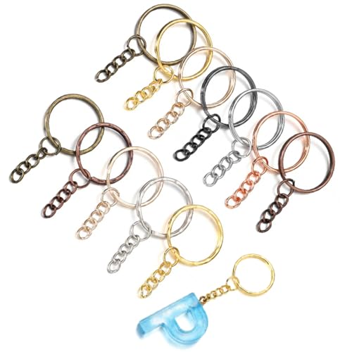 UTHCLO 1 Satz DIY Schlüsselring Set Teiliges Set mit Bunten Schlüsselringen Sprungringen und Ösen für Bastelprojekte für Schlüsselanhänger und Schmuckherstellung UTHCLO 1 Satz DIY Schlüsselring Set Teiliges Set mit Bunten Schlüsselringen Sprungringen und Ösen für Bastelprojekte für Schlüsselanhänger und Schmuckherstellung von UTHCLO