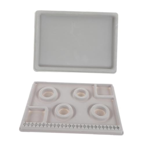 UTHCLO 1 Satz Diy Schmuck Design Brett Armband Perlen Tray Mit Rillen Für Einfache Planung Und Organisation Für Schmuckherstellung Und Bastelprojekte 2 Stück von UTHCLO