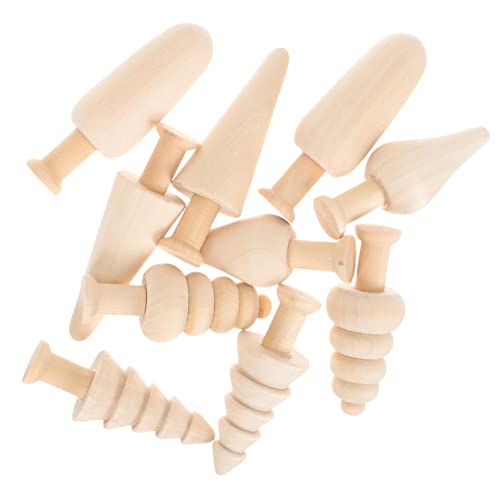 UTHCLO 1 Satz Hölzerne Kleine Pilzspielzeug Weihnachtspilz Für Kinderspielzeug Diamentpaiting Filzlatschen Spielzeugbaum Holz Unvollendeter Baum Lotusbaum 10 Stück UTHCLO 1 Satz Hölzerne Kleine Pilzspielzeug Weihnachtspilz Für Kinderspielzeug Diamentpaiting Filzlatschen Spielzeugbaum Holz Unvollendeter Baum Lotusbaum 10 Stück von UTHCLO