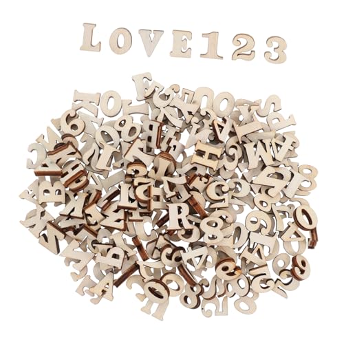 UTHCLO 1 Satz Unbehandelte Holzbuchstaben Und Zahlen Set Naturbelassene Bastelbuchstaben Für Diy Kunsthandwerk Personalisierte Holzdekoration Für Hochzeit Heim Und Lernprojekte 200 Stück UTHCLO 1 Satz Unbehandelte Holzbuchstaben Und Zahlen Set Naturbelassene Bastelbuchstaben Für Diy Kunsthandwerk Personalisierte Holzdekoration Für Hochzeit Heim Und Lernprojekte 200 Stück von UTHCLO