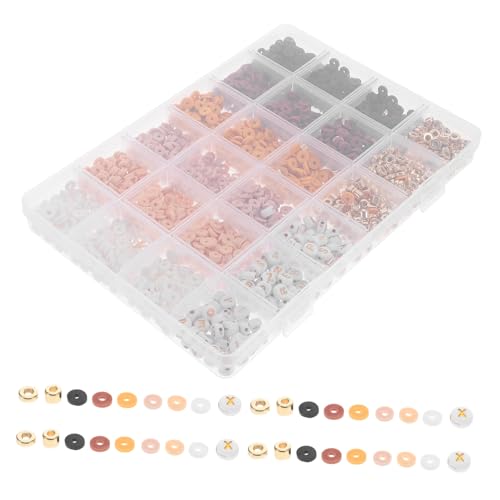 UTHCLO 1 Schachtel Alphabet DIY -Set Perlen dehnen DIY Bastelperlen Perlen wickeln flache Polymerperlen Schmuckzubehör Buchstabenperlen quadratisch Freundschaftsschmuck Polymer-Ton UTHCLO 1 Schachtel Alphabet DIY -Set Perlen dehnen DIY Bastelperlen Perlen wickeln flache Polymerperlen Schmuckzubehör Buchstabenperlen quadratisch Freundschaftsschmuck Polymer-Ton von UTHCLO