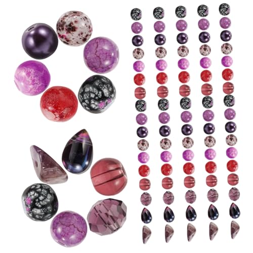 UTHCLO 1 Schachtel Bunte Glasperlen Farben mit Glatter Oberfläche Kleine DIY Schmuckperlen zum Auffädeln Robuste Glas Spacer Perlen für Armbänder und Handwerksprojekte Praktische Box für von UTHCLO