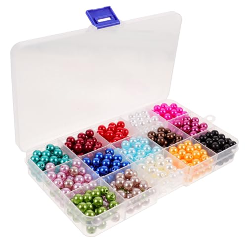 UTHCLO 1 Schachtel Runde Abs Imitationsperlen für Schmuckherstellung DIY Bastelperlen mit Glatter Oberfläche für Armbänder und Halsketten Langlebig und Hautfreundlich UTHCLO 1 Schachtel Runde Abs Imitationsperlen für Schmuckherstellung DIY Bastelperlen mit Glatter Oberfläche für Armbänder und Halsketten Langlebig und Hautfreundlich von UTHCLO