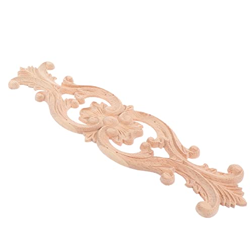 UTHCLO 1 Stück Holz Geschnitzte Applikation Dekorative Möbelverzierung Vintage Europäisches Design für Schrankdekoration Khaki von UTHCLO