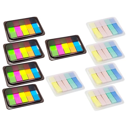 UTHCLO 10 Kartons Selbstklebende Haftmarker Bunte Klebezettel für Markierung Stabiler Papierstreifen für Notizbücher Büro und Schule Kleine Index Tabs für Organisierte Blätter UTHCLO 10 Kartons Selbstklebende Haftmarker Bunte Klebezettel für Markierung Stabiler Papierstreifen für Notizbücher Büro und Schule Kleine Index Tabs für Organisierte Blätter von UTHCLO