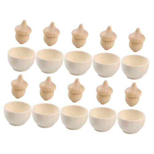 UTHCLO 10 Sätze DIY Holzschalen und Unvollendete Kastanien modelle aus Holz Bastelset für Malspielzeug Langlebig und Vielseitig für Indoor Outdoor dekorationen UTHCLO 10 Sätze DIY Holzschalen und Unvollendete Kastanien modelle aus Holz Bastelset für Malspielzeug Langlebig und Vielseitig für Indoor Outdoor dekorationen von UTHCLO