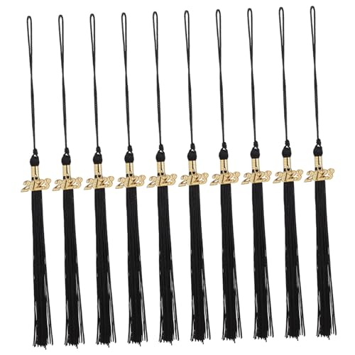 UTHCLO 10 Stück Doktorhut Quaste Abschlusshüte Quaste goldene Quaste Hut Quasten abschlussfeier graduation cap Dekore für Abschlusskleider Zubehör für Abschlusskappen Polyester Black UTHCLO 10 Stück Doktorhut Quaste Abschlusshüte Quaste goldene Quaste Hut Quasten abschlussfeier graduation cap Dekore für Abschlusskleider Zubehör für Abschlusskappen Polyester Black von UTHCLO
