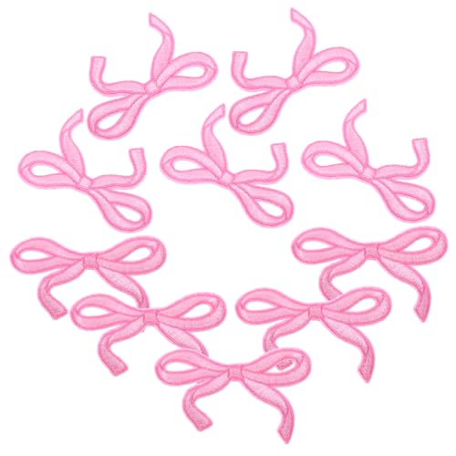 UTHCLO 10 Stück Fliege-Stoffaufnäher Kleiderapplikationen aufnähen gestickte Aufnäher Jackenflicken Bogen-Patch-Aufkleber Fliege-Patches Rosa Anhänger für Socken Polyesterfaden UTHCLO 10 Stück Fliege-Stoffaufnäher Kleiderapplikationen aufnähen gestickte Aufnäher Jackenflicken Bogen-Patch-Aufkleber Fliege-Patches Rosa Anhänger für Socken Polyesterfaden von UTHCLO