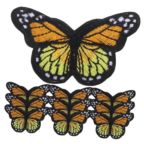 UTHCLO 10 Stück Große Gelbe Schmetterling Bügelbilder Bestickte Aufnäher für Diy Kleidung Langlebig Farbecht Schnell Reparierend für Erwachsene Dekorativ für Jacken Shirts UTHCLO 10 Stück Große Gelbe Schmetterling Bügelbilder Bestickte Aufnäher für Diy Kleidung Langlebig Farbecht Schnell Reparierend für Erwachsene Dekorativ für Jacken Shirts von UTHCLO