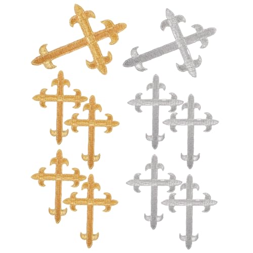 UTHCLO 10 Stück Kreuz-patch Hallo Dekorativ Flicken Für Kleidung Nähen Kleidungsflicken Hut-patch Bestickt Flecken Jacken Patch-hut Gestickte Aufnäher Hüte Kleiderflicken Stickgarn UTHCLO 10 Stück Kreuz-patch Hallo Dekorativ Flicken Für Kleidung Nähen Kleidungsflicken Hut-patch Bestickt Flecken Jacken Patch-hut Gestickte Aufnäher Hüte Kleiderflicken Stickgarn von UTHCLO