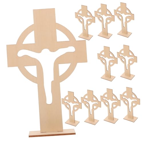 UTHCLO 10 Stück Kreuzornament Groß Katholisches Ornament Kreuzdekoration Basteln Kreuz Mittelstücke Unvollendete Leere Kreuzausschnitte Tischkreuze Wanddekoration Für UTHCLO 10 Stück Kreuzornament Groß Katholisches Ornament Kreuzdekoration Basteln Kreuz Mittelstücke Unvollendete Leere Kreuzausschnitte Tischkreuze Wanddekoration Für von UTHCLO