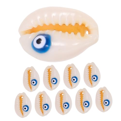 UTHCLO 10 Stück Meeres Themen Anhänger Charms für Schmuckherstellung Leichte Diy Bastelmaterialien Natürliche Muscheln für Armbänder für Projekte von UTHCLO