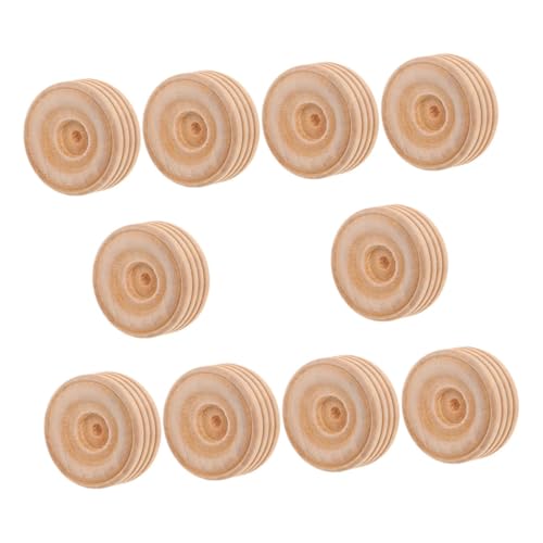 UTHCLO 10 Stück Mini Holzräder für DIY Bastelräder für Kreative Projekte Modellbau und Lernspielzeug Fördert Geschicklichkeit und Hand Augen Koordination UTHCLO 10 Stück Mini Holzräder für DIY Bastelräder für Kreative Projekte Modellbau und Lernspielzeug Fördert Geschicklichkeit und Hand Augen Koordination von UTHCLO