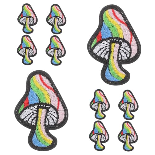 UTHCLO 10 Stück Pilz Stoffaufnäher Strapazierfähige Dekorative Näh Patches für Kleidung Rucksäcke Diy Kinderhauben Applikationen Leicht und Langlebig Reparatur und Deko Lösung UTHCLO 10 Stück Pilz Stoffaufnäher Strapazierfähige Dekorative Näh Patches für Kleidung Rucksäcke Diy Kinderhauben Applikationen Leicht und Langlebig Reparatur und Deko Lösung von UTHCLO