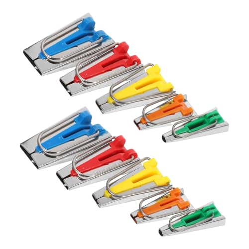 UTHCLO 10 Stück Professioneller Stoffkanten Binder für Präzises Nähen Zuschneiden für Quilting Kleidungsherstellung Diy Projekte UTHCLO 10 Stück Professioneller Stoffkanten Binder für Präzises Nähen Zuschneiden für Quilting Kleidungsherstellung Diy Projekte von UTHCLO
