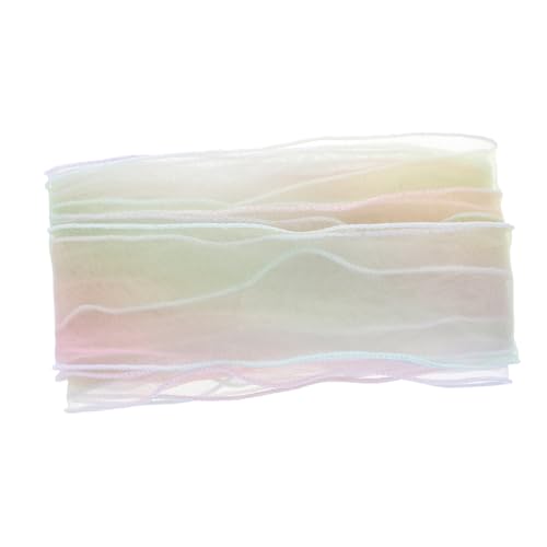 UTHCLO 10 Stück Regenbogen -schneegarngürtel Farbig Organza Wellig Funkelnes Weißes Band Einladung Blau Für Glänzend Wickeln Handwerk Farbe Dekoration Spitze Stoff Sticken Verpackung UTHCLO 10 Stück Regenbogen -schneegarngürtel Farbig Organza Wellig Funkelnes Weißes Band Einladung Blau Für Glänzend Wickeln Handwerk Farbe Dekoration Spitze Stoff Sticken Verpackung von UTHCLO