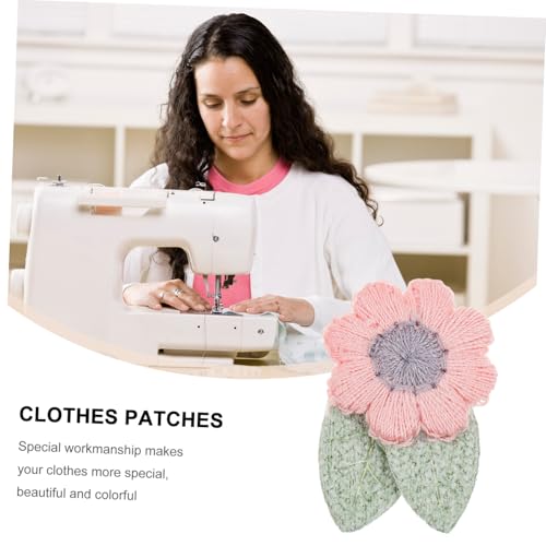 UTHCLO 10 Stück Teiliges Bestickte Blumen Patches Applikationen zum Aufnähen für DIY Kleidung T shirts Kleider mit Feiner Verarbeitung und Vielseitiger Anwendung von UTHCLO