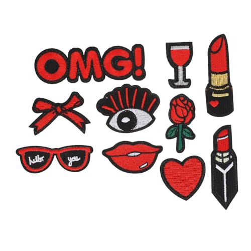 UTHCLO 10 Stück Teiliges DIY Aufnäher aus Kreative Bestickte Patch Sticker für Kleidung Taschen Hüte Vielseitige Dekoration für Jeans Jacken Rucksäcke Modisch und Robust UTHCLO 10 Stück Teiliges DIY Aufnäher aus Kreative Bestickte Patch Sticker für Kleidung Taschen Hüte Vielseitige Dekoration für Jeans Jacken Rucksäcke Modisch und Robust von UTHCLO