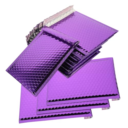 UTHCLO 10 Stück Teiliges Gepolsterte Versandtaschen mit Selbstklebendem Verschluss Schockabsorbierend Metallisch Blickdicht Vielseitig für Versand und Geschenkverpackung von UTHCLO