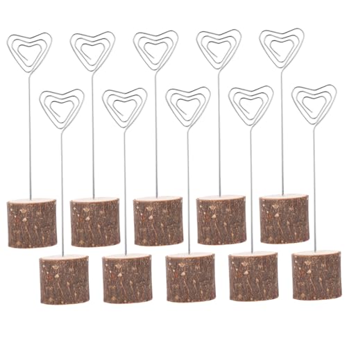 UTHCLO 10 Stück Teiliges Holz Memo Clip mit Robustem Eisensockel Vielseitige Fotohalter und Tischkartenhalter für Hochzeit Party Sicher Glatt für Kleine Karten und Notizen UTHCLO 10 Stück Teiliges Holz Memo Clip mit Robustem Eisensockel Vielseitige Fotohalter und Tischkartenhalter für Hochzeit Party Sicher Glatt für Kleine Karten und Notizen von UTHCLO