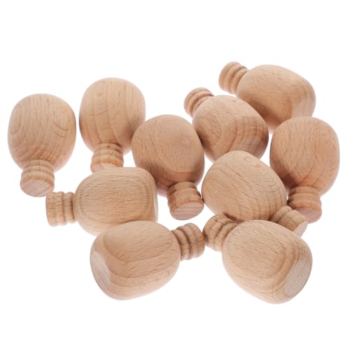 UTHCLO 10 Stück Teiliges Holz Weinflaschen Dekorationen aus Buchenholz Unbemalt für DIY Bastelprojekte Sichere Holzflaschen mit Glatten Kanten für Tischdekoration Hochzeit Party Kreative UTHCLO 10 Stück Teiliges Holz Weinflaschen Dekorationen aus Buchenholz Unbemalt für DIY Bastelprojekte Sichere Holzflaschen mit Glatten Kanten für Tischdekoration Hochzeit Party Kreative von UTHCLO