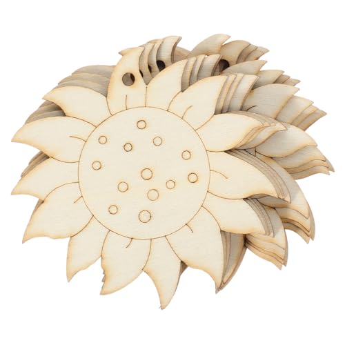 UTHCLO 10 Stück Teiliges Holzblumen zum Bemalen DIY Holzscheiben für Unbemalte Holzfiguren aus Robustem Holz Sicher und Langlebig für Basteln und Handwerksprojekte UTHCLO 10 Stück Teiliges Holzblumen zum Bemalen DIY Holzscheiben für Unbemalte Holzfiguren aus Robustem Holz Sicher und Langlebig für Basteln und Handwerksprojekte von UTHCLO
