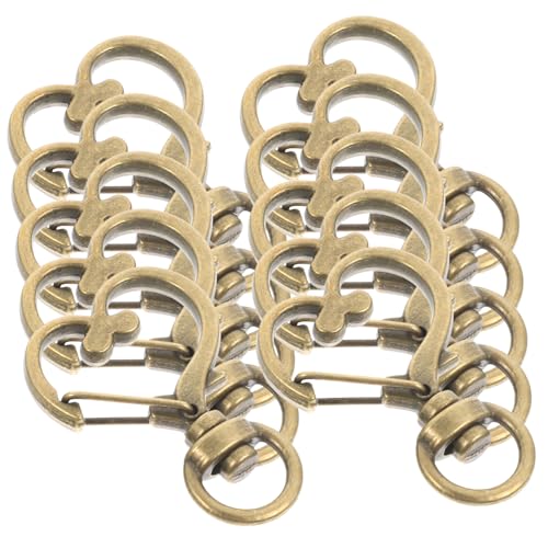 UTHCLO 10 Stück Teiliges Karabinerhaken mit Drehgelenk und Ring Antik Bronzefarbene Herz Schlüsselanhänger Clips für DIY Schmuck Taschen und Schlüsselbunde Einfach zu Öffnen und UTHCLO 10 Stück Teiliges Karabinerhaken mit Drehgelenk und Ring Antik Bronzefarbene Herz Schlüsselanhänger Clips für DIY Schmuck Taschen und Schlüsselbunde Einfach zu Öffnen und von UTHCLO