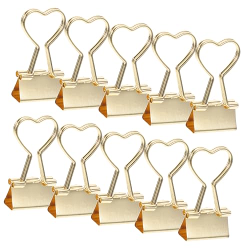 UTHCLO 10 Stück Teiliges Kleine Metall Binderclips Robuste Langschwänzige Büroklammern zum Schnellen Ordnen von Dokumenten Farbige Multifunktionale Papierklemmen für Büro und Schule UTHCLO 10 Stück Teiliges Kleine Metall Binderclips Robuste Langschwänzige Büroklammern zum Schnellen Ordnen von Dokumenten Farbige Multifunktionale Papierklemmen für Büro und Schule von UTHCLO