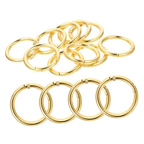 UTHCLO 10 Stück Teiliges Metall Schlüsselring Ringe für DIY Projekte Runde Schlüsselanhänger Ringe Bastelzubehör für Schlüssel USB Sticks und Anhänger UTHCLO 10 Stück Teiliges Metall Schlüsselring Ringe für DIY Projekte Runde Schlüsselanhänger Ringe Bastelzubehör für Schlüssel USB Sticks und Anhänger von UTHCLO