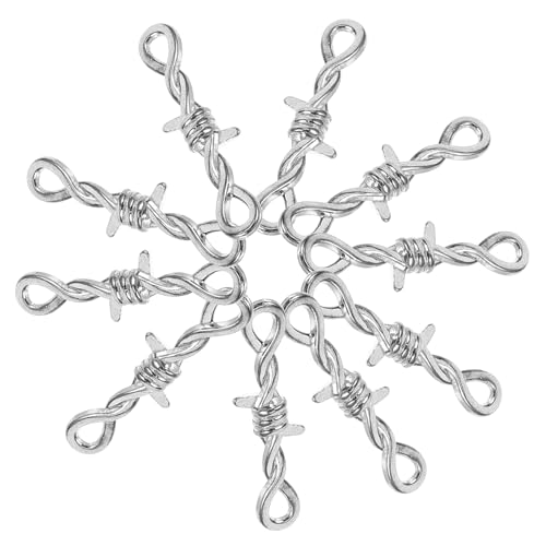 UTHCLO 10 Stück Teiliges Metall Schmuckverbinder Verschluss für DIY Armband Halskette Connector Eleganter Kettenverschluss für Schmuckherstellung und Basteln von UTHCLO