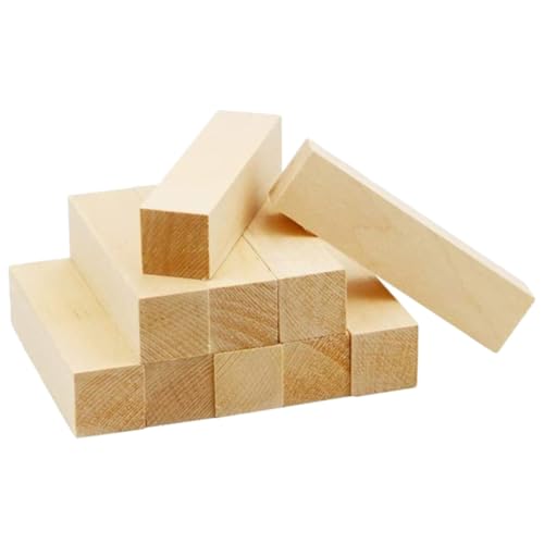 UTHCLO 10 Stück Teiliges Naturbelassene Holzklötze aus Langlebigem Kiefernholz Kompakt Blanko DIY Bastelmaterial für Kreative Holzschnitzerei Kindgerechte Handwerksblöcke Kreativität UTHCLO 10 Stück Teiliges Naturbelassene Holzklötze aus Langlebigem Kiefernholz Kompakt Blanko DIY Bastelmaterial für Kreative Holzschnitzerei Kindgerechte Handwerksblöcke Kreativität von UTHCLO