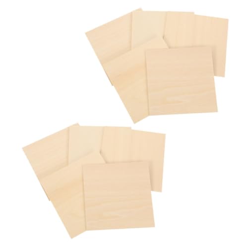 UTHCLO 10 Stück Teiliges Quadratische Holzplatten Blanke Unbehandelte Holzplanken mit Glatter Oberfläche zum Basteln Schnitzen Bemalen und DIY dekorationen für Handwerk und Modellbau UTHCLO 10 Stück Teiliges Quadratische Holzplatten Blanke Unbehandelte Holzplanken mit Glatter Oberfläche zum Basteln Schnitzen Bemalen und DIY dekorationen für Handwerk und Modellbau von UTHCLO
