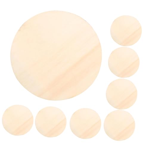 UTHCLO 10 Stück Teiliges Runde Holzscheiben Naturholzplatten zum Basteln und Wanddeko Glatte Oberfläche Leicht Bemalbar für DIY Graffiti Handzeichnung und Kreative Verzierung UTHCLO 10 Stück Teiliges Runde Holzscheiben Naturholzplatten zum Basteln und Wanddeko Glatte Oberfläche Leicht Bemalbar für DIY Graffiti Handzeichnung und Kreative Verzierung von UTHCLO