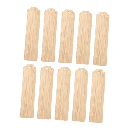 UTHCLO 10 Stück Unfertige Holz Lesezeichen zum Basteln Blanko DIY Buchzeichen aus Holz Kreative Holztafeln zum Beschriften und Bemalen für Schüler Lehrer und Geschenkideen UTHCLO 10 Stück Unfertige Holz Lesezeichen zum Basteln Blanko DIY Buchzeichen aus Holz Kreative Holztafeln zum Beschriften und Bemalen für Schüler Lehrer und Geschenkideen von UTHCLO