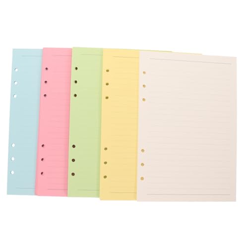 UTHCLO 100 Blatt Farben Kariertes Nachfüllpapier Gelocht Nachfüllbare Lose für Ringbuch Notizbuch Journal Planer Organizer UTHCLO 100 Blatt Farben Kariertes Nachfüllpapier Gelocht Nachfüllbare Lose für Ringbuch Notizbuch Journal Planer Organizer von UTHCLO