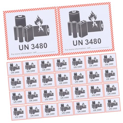 UTHCLO 100 Blatt Selbstklebende Lithium batterie Warnetiketten Feuerfeste Transportaufkleber für Sichere Batteriekennzeichnung Widerstandsfähig gegen Transportbeanspruchung UTHCLO 100 Blatt Selbstklebende Lithium batterie Warnetiketten Feuerfeste Transportaufkleber für Sichere Batteriekennzeichnung Widerstandsfähig gegen Transportbeanspruchung von UTHCLO