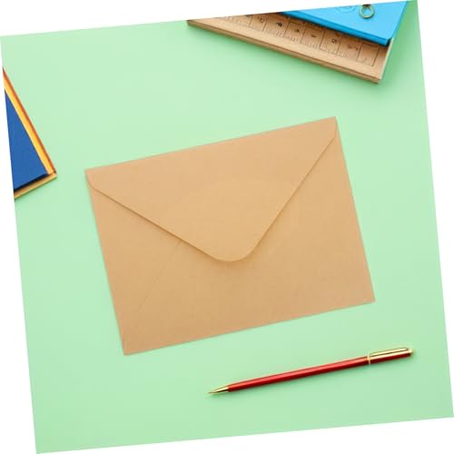UTHCLO 100 Stück Braune Kraftpapier Briefumschläge mit V Klappe Selbstklebend für Hochzeitseinladungen Grußkarten Geburtstags und Bürobedarf UTHCLO 100 Stück Braune Kraftpapier Briefumschläge mit V Klappe Selbstklebend für Hochzeitseinladungen Grußkarten Geburtstags und Bürobedarf von UTHCLO