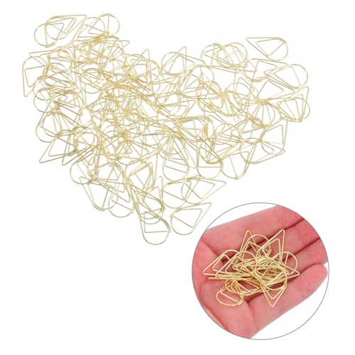 UTHCLO 100 Stück Büroklammern Wassertröpfchen Form Metall Kleine Kreative Paper Clips Starker Halt für Dokumente Büro Schule Organizer UTHCLO 100 Stück Büroklammern Wassertröpfchen Form Metall Kleine Kreative Paper Clips Starker Halt für Dokumente Büro Schule Organizer von UTHCLO
