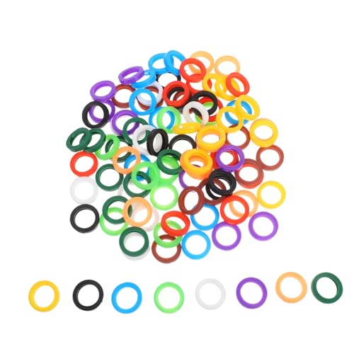 UTHCLO 100 Stück Bunte Silikon Schlüsselkappen Flexible Elastische Schutzhüllen mit Farbcodierung Passend Ölresistent Waschbar Weiche Schlüsselüberzüge für Einfache Organisation zu Hause UTHCLO 100 Stück Bunte Silikon Schlüsselkappen Flexible Elastische Schutzhüllen mit Farbcodierung Passend Ölresistent Waschbar Weiche Schlüsselüberzüge für Einfache Organisation zu Hause von UTHCLO