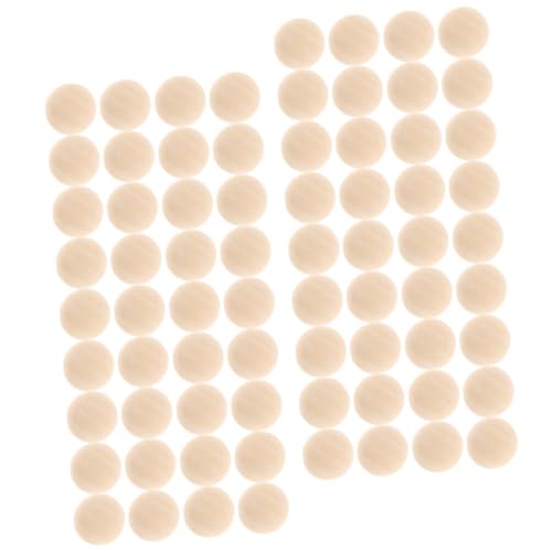 UTHCLO 100 Stück Halbrunde Holzkugeln Naturbelassen Langlebig für DIY Schmuckherstellung Armbänder Anhänger Basteln Holzperlen Zubehör UTHCLO 100 Stück Halbrunde Holzkugeln Naturbelassen Langlebig für DIY Schmuckherstellung Armbänder Anhänger Basteln Holzperlen Zubehör von UTHCLO