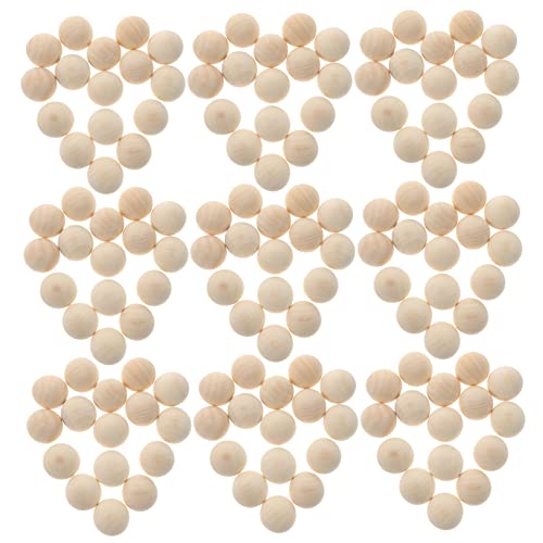 UTHCLO 100 Stück Halbrunde Holzperlen Naturbelassen Langlebige Holzkugeln DIY Schmuck Zubehör für Armbänder und Bastelprojekte UTHCLO 100 Stück Halbrunde Holzperlen Naturbelassen Langlebige Holzkugeln DIY Schmuck Zubehör für Armbänder und Bastelprojekte von UTHCLO