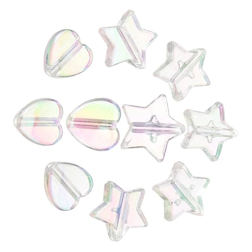 UTHCLO 100 Stück Herzförmige Transparente Acryl Spacer Beads Perlen DIY Schmuckzubehör für Armbänder Halsketten Basteln Kreative Formen Retro Farben Langlebig UTHCLO 100 Stück Herzförmige Transparente Acryl Spacer Beads Perlen DIY Schmuckzubehör für Armbänder Halsketten Basteln Kreative Formen Retro Farben Langlebig von UTHCLO