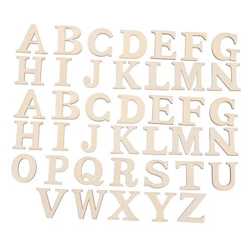 UTHCLO 100 Stück Holzbuchstaben Unlackierte Buchstabenscheiben Naturholz für DIY Basteln Malen Dekorationen Leichte Holzplatten Flache Oberfläche zum Bemalen und Gestalten UTHCLO 100 Stück Holzbuchstaben Unlackierte Buchstabenscheiben Naturholz für DIY Basteln Malen Dekorationen Leichte Holzplatten Flache Oberfläche zum Bemalen und Gestalten von UTHCLO