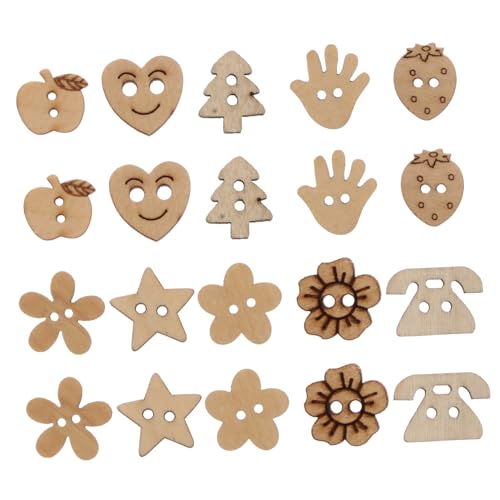 UTHCLO 100 Stück Holzknöpfe Nähen Von Ornamenten Für Babykleidung Groß Kleiderknopf Mit Zwei Löchern Handwerk Diy-scrapbooking-schaltfläche Knöpfe Nähen Basteln Tasten Hölzern UTHCLO 100 Stück Holzknöpfe Nähen Von Ornamenten Für Babykleidung Groß Kleiderknopf Mit Zwei Löchern Handwerk Diy-scrapbooking-schaltfläche Knöpfe Nähen Basteln Tasten Hölzern von UTHCLO
