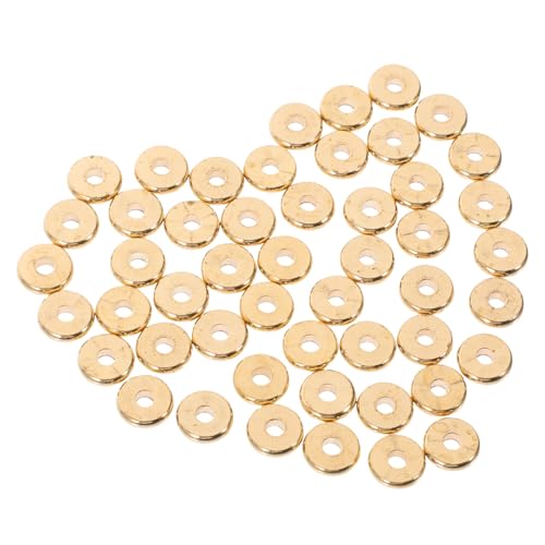 UTHCLO 100 Stück Kupfer Flache Abstandsperlen für Schmuckherstellung Spacer Beads Lose Perlen zum Auffädeln für Armbänder Halsketten und DIY Bastelprojekte UTHCLO 100 Stück Kupfer Flache Abstandsperlen für Schmuckherstellung Spacer Beads Lose Perlen zum Auffädeln für Armbänder Halsketten und DIY Bastelprojekte von UTHCLO