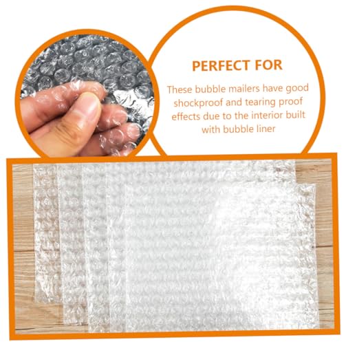 UTHCLO 100 Stück Luftpolstertaschen mit Starker Klebung Dicke Gepolsterte Versandtaschen für Schmuckverpackung Stoßfest Leicht für Kleine Unternehmen und Sicheren Versand UTHCLO 100 Stück Luftpolstertaschen mit Starker Klebung Dicke Gepolsterte Versandtaschen für Schmuckverpackung Stoßfest Leicht für Kleine Unternehmen und Sicheren Versand von UTHCLO