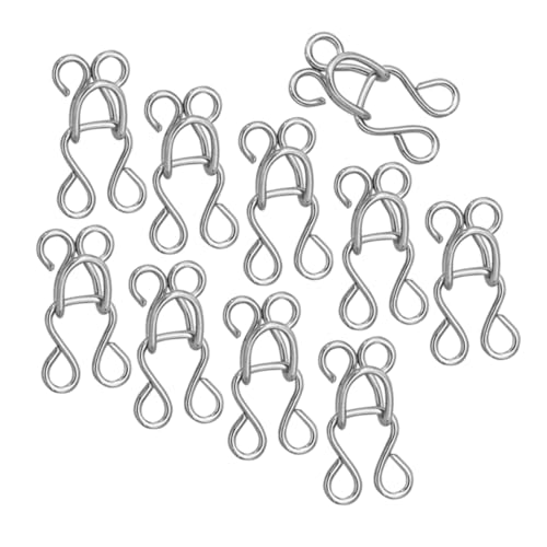 UTHCLO 100 Stück Metall Haken und Ösen Verschlüsse Unsichtbare Nähverschlüsse für Kleidung DIY und Bastelprojekte Langlebig und Leicht für Unterwäsche Röcke und Taschen UTHCLO 100 Stück Metall Haken und Ösen Verschlüsse Unsichtbare Nähverschlüsse für Kleidung DIY und Bastelprojekte Langlebig und Leicht für Unterwäsche Röcke und Taschen von UTHCLO