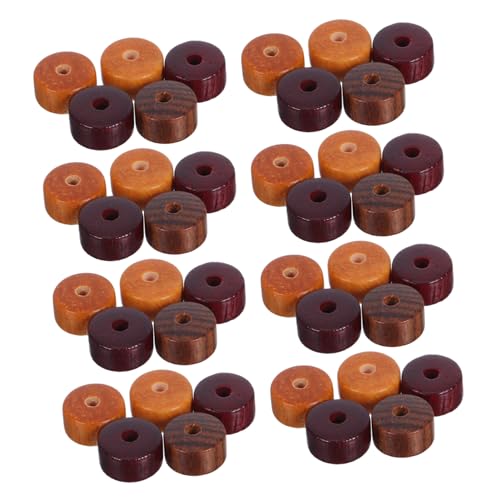 UTHCLO 100 Stück Natürliche Sandelholz Spacer Perlen Rund Große Loch Holzperlen für DIY Halsketten Armbänder Basteln Handgefertigte Schmuckzubehör UTHCLO 100 Stück Natürliche Sandelholz Spacer Perlen Rund Große Loch Holzperlen für DIY Halsketten Armbänder Basteln Handgefertigte Schmuckzubehör von UTHCLO
